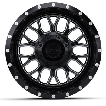 GTW Helix Black & Machined Wheel - 12 Inch