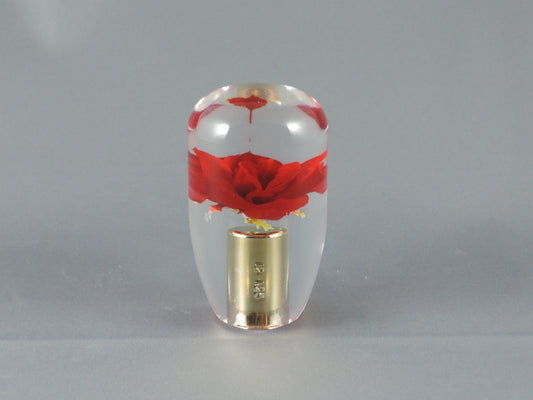 Red rose shift knob