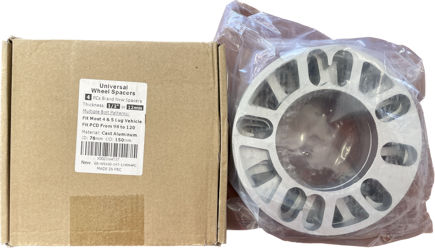 Universal Wheel Spacers 4Pc